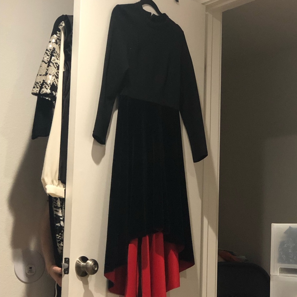 Black cocktail dress